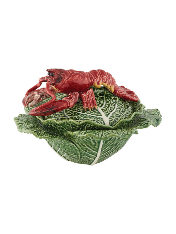 Bordallo Pinheiro - Terrina 2L Couve com Lavagante