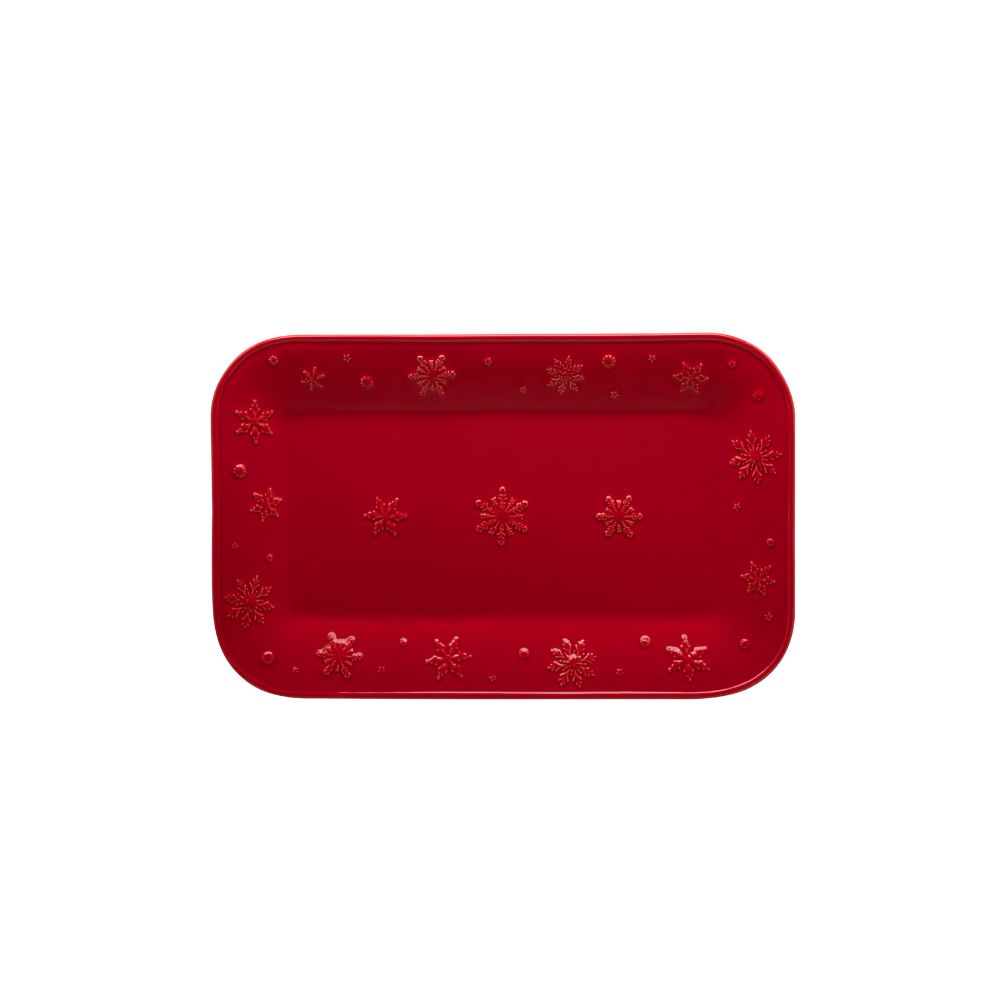 Bordallo Pinheiro - Tabuleiro Pequeno Snowflakes