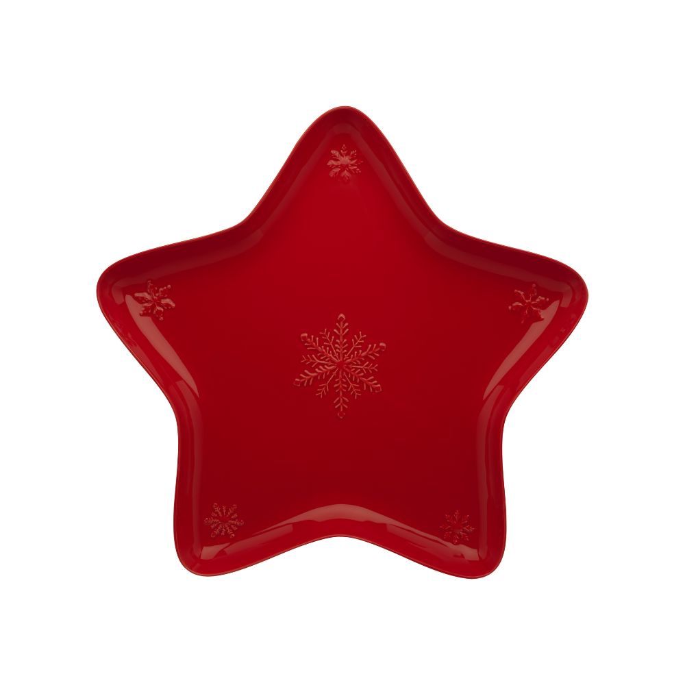 Bordallo Pinheiro - Taça Estrela Grande Snowflakes