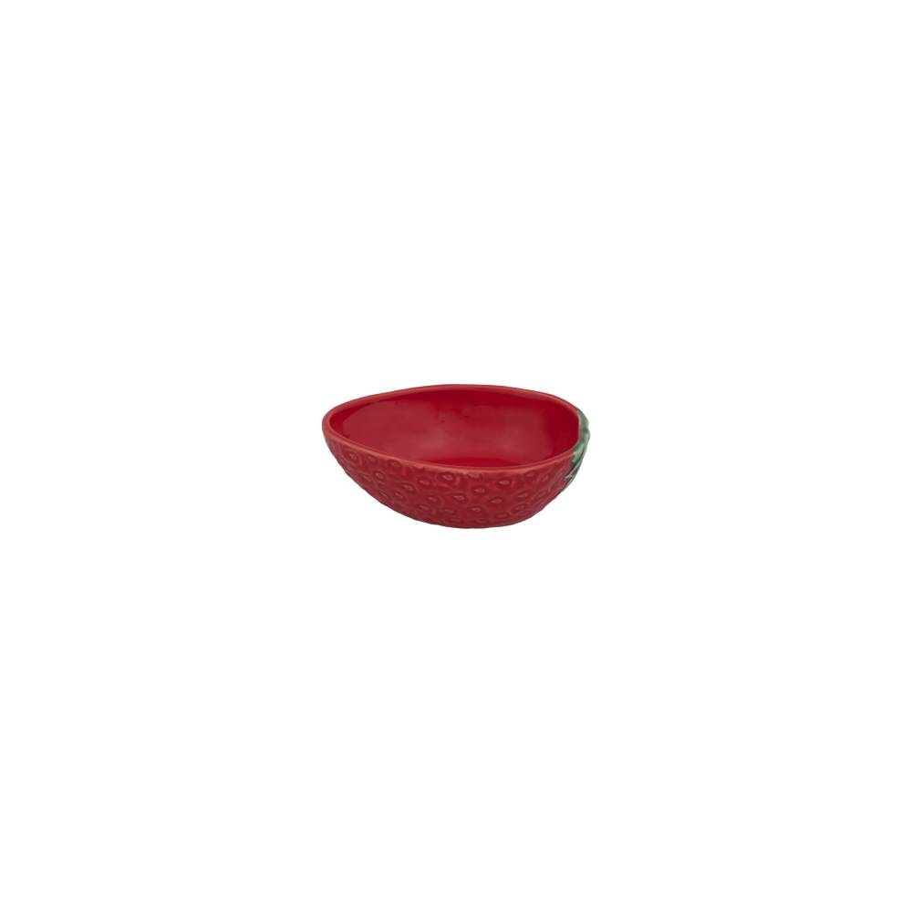 Bordallo Pinheiro - Taça Oval Pequena Morangos
