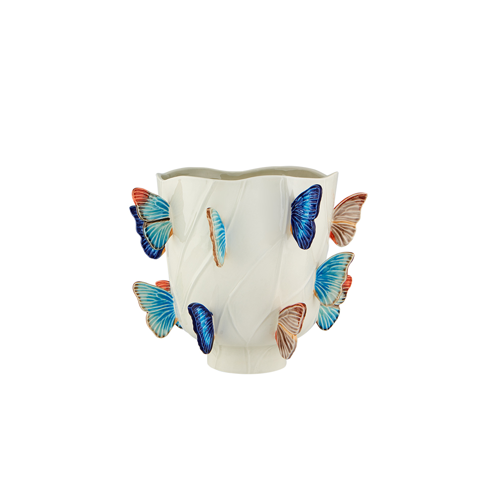 Bordallo Pinheiro - Vaso Pequeno Cloudy Butterflies